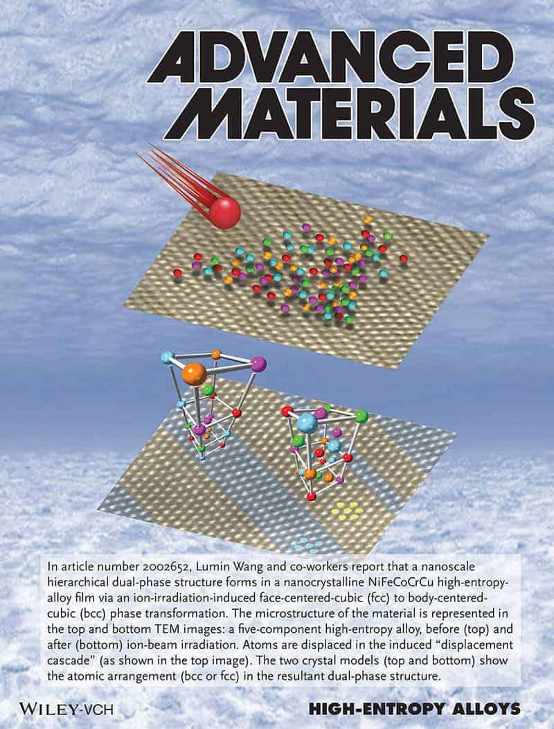 cover of advanced materials magazine